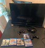PlayStation 4 met 2 controllers, Spelcomputers en Games, Ophalen, Gebruikt, Met 2 controllers, Met games