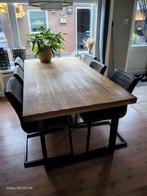 Eettafel  houten tafel, Ophalen, Gebruikt, Rechthoekig, 50 tot 100 cm