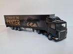 Scania met oplegger Panter lion cars, Hobby en Vrije tijd, Modelauto's | 1:50, Ophalen of Verzenden, Nieuw, Bus of Vrachtwagen