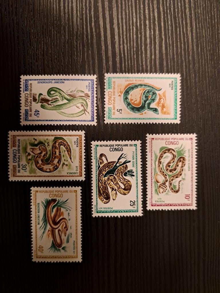 Postzegels Congo 1971, Ophalen of Verzenden, Overige landen, Postfris