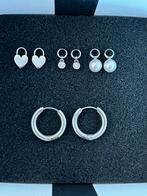 Calvin klein oorbellen huggie set, Ophalen of Verzenden, Zo goed als nieuw, Zilver, Overige materialen