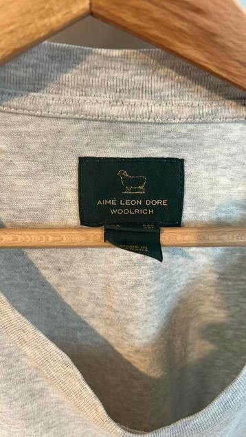Aime Leon Dore Woolrich T-shirt - Grijs - XXL beschikbaar voor biedingen