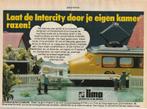 retro reclame 1977 Lima modeltrein NS Apekop modelspoor, Verzenden, Overige typen