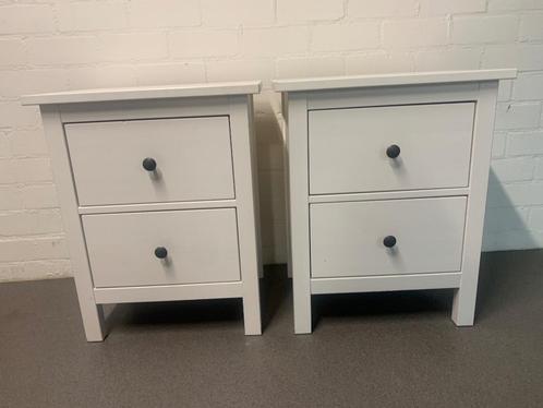 Ikea Hemnes 2x lade kastjes wit met 2 lade 54x38x66 cm, Huis en Inrichting, Kasten | Ladekasten, Gebruikt, Minder dan 100 cm, 50 tot 100 cm