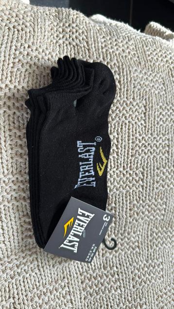 Everlast sneaker sokken maat 35-40 zwart nieuw beschikbaar voor biedingen