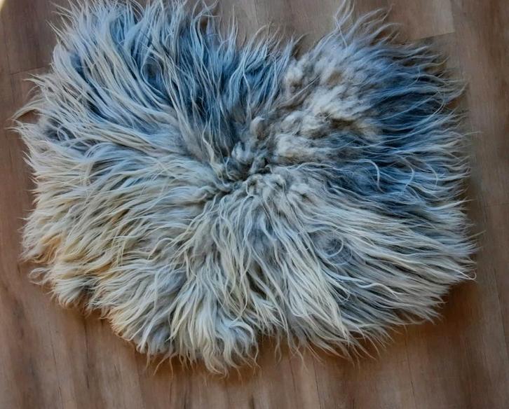 Schapenvacht van Heidschnucke, biologische, handgevilt, Huis en Inrichting, Woonaccessoires | Plaids en Woondekens, Nieuw, Ophalen of Verzenden
