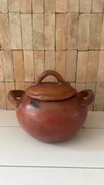 Vintage pot keramieken kookpot brocante, Ophalen of Verzenden