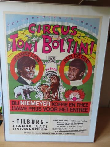 Circus poster Toni Boltini beschikbaar voor biedingen