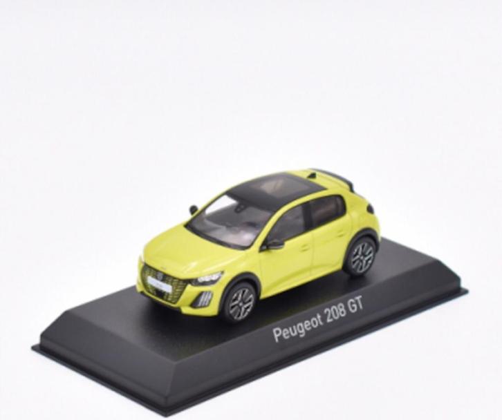Peugeot 208 GT 2024 Agueda Geel Schaal 1/43 Norev 472840, Hobby en Vrije tijd, Modelauto's | 1:43, Nieuw, Auto, Norev, Ophalen of Verzenden