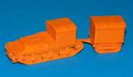 Franse Lorraine transporter met aanhanger - gesloten - 3D, Verzenden, Nieuw, Historisch, Toebehoren