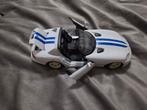 Witte dodge viper modelauto met Blauwe Strepen, Hobby en Vrije tijd, Modelauto's | 1:24, Ophalen, Gebruikt, Auto, Overige merken