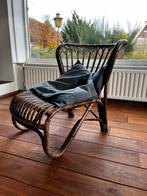 Rieten Stoel, Huis en Inrichting, Stoelen, Gebruikt, Bruin, Riet of Rotan, Ophalen of Verzenden