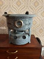 Oude haller petroleum stel, Ophalen of Verzenden