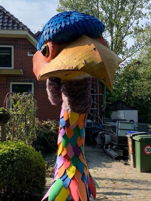 Vrolijke vogels - Feestversiering - Dorpsfeest - Carnaval, Hobby en Vrije tijd, Feestartikelen, Gebruikt, Versiering, Carnaval