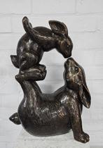 KUSSENDE HAZEN / 2 maten, Tuin en Terras, Nieuw, Info@huisentuindecoratiemarie.nl, Huis en tuin decoratie marie, Dierenbeeld