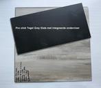 Pvc click Grey Slate met integrrede ondervloer €16,95m2, 75 m² of meer, Nieuw, Grijs, Laminaat