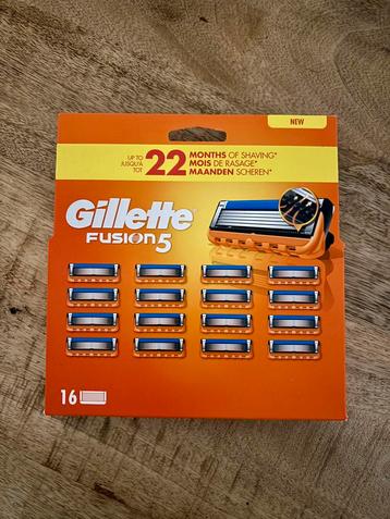 Gillette Fusion5 16 stuks | Nieuwe navulmesjes beschikbaar voor biedingen