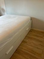 BRIMNES bed IKEA, Huis en Inrichting, Slaapkamer | Bedden, Ophalen, Wit, Tweepersoons, 140 cm
