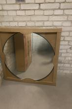 IKEA LINDBYN Spiegel zwart 110 cm, Huis en Inrichting, Woonaccessoires | Spiegels, Ophalen, Nieuw, Rond, 100 tot 125 cm