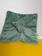 2897 zeeman Wibra knuffellap lap olifant groen, Ophalen of Verzenden, Zo goed als nieuw, Olifant