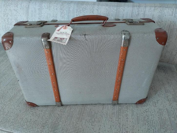 Valies koffer vintage, Huis en Inrichting, Woonaccessoires | Overige, Gebruikt, Ophalen