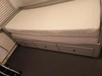 Ikea hemnes uitschuifbaar bed, Ophalen, Gebruikt, Eenpersoons, 80 cm