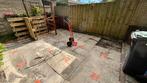 20m2 tegels, Tuin en Terras, Ophalen, Gebruikt, 10 m² of meer, Beton