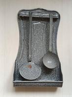 Oud Keukengerei Rek, Soeplepel & Schuimspaan, Ophalen of Verzenden