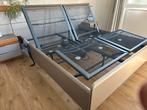 Auping bed 180x200 elektrische spiraalbodems verstelbaar, Ophalen, Verstelbaar, Wit, Tweepersoons