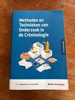 Methoden en technieken van onderzoek in de criminologie, Ophalen of Verzenden, Bijleveld & van der Geest, Beta, WO