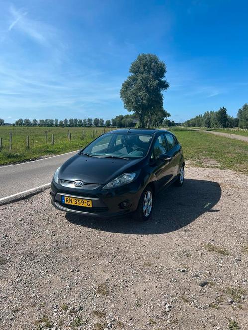 Ford Fiësta 1.25 60KW 5DR 2009 Zwart, Auto's, Ford, Particulier, Fiësta, Airconditioning, Elektrische buitenspiegels, Lichtmetalen velgen