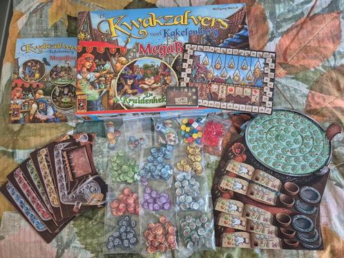 Kwakzalvers van Kakelenburg Megabox, Hobby en Vrije tijd, Gezelschapsspellen | Bordspellen, Zo goed als nieuw, Drie of vier spelers