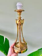 Grote vitage messing lampenvoet lamp tafellamp, Huis en Inrichting, Lampen | Tafellampen, Ophalen of Verzenden, Gebruikt