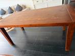 Massief houten acacia tafel - 180x90 cm, Huis en Inrichting, Ophalen, Gebruikt, 50 tot 100 cm, 150 tot 200 cm