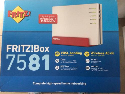 2 x FRITZ!Box 7581 nieuw ❗️en 1 gebruikte 7581 FRITZ!Box ‼️, Computers en Software, Routers en Modems, Nieuw, Router, Ophalen