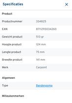 Carpoint Mini Luchtcompressor 12V - Hoge Capaciteit, Ophalen of Verzenden, Drukmeter, Nieuw