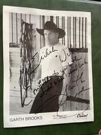 kaart van Garth Brooks met originele handtekening., Verzenden, Sterren en Beroemdheden