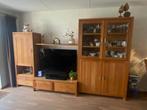 Te Koop Wandmeubel woonkamer, Huis en Inrichting, Kasten | Wandmeubels, Ophalen, Gebruikt, Eikenhout, Met deur(en)