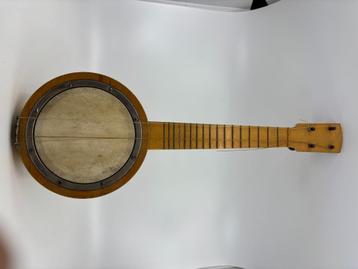 Vintage Banjolele / Ukelelebanjo – Handzaam Folk Instrument beschikbaar voor biedingen