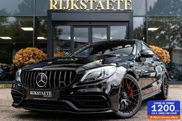 Mercedes C-klasse C63s AMG|PANO|KUIPSTOELEN|BURMESTER|IWC beschikbaar voor biedingen