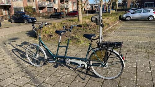 elektrische tandemfiets, Fietsen en Brommers, Elektrische fietsen, Gebruikt, Overige merken, 51 tot 55 cm, 30 tot 50 km per accu