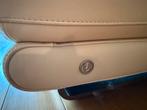 Natuzzi creme leren 3 zitsbank, Huis en Inrichting, Ophalen, Gebruikt, Natuzzi, Driepersoons