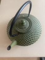 Gietijzeren Theepot Groen, Ophalen of Verzenden, Gebruikt