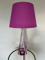 Val Saint Lambert lamp kristal, Gebruikt, 50 tot 75 cm, Midcentury midern, Ophalen of Verzenden