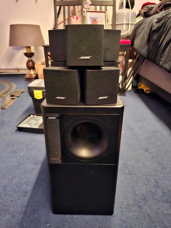 Bose acoustimass 6 set, Audio, Tv en Foto, Luidsprekers, Zo goed als nieuw, Complete surroundset, 120 watt of meer, Bose, Ophalen of Verzenden