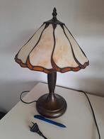 Tafellamp Tiffany, Huis en Inrichting, Lampen | Tafellampen, Ophalen, Zo goed als nieuw, Glas, Minder dan 50 cm