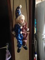 Pop Harlekijn op schommel, Verzamelen, Poppen, Gebruikt, Onbekend, Ophalen of Verzenden, Onbekend