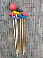 Te huur: Boerengolf set, Hobby en Vrije tijd, Vijf spelers of meer, Ophalen, Gebruikt