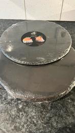 6 Ronde Leistenen Borden/Serveerplaten - Nieuw!, Ophalen, Nieuw, Rond, Overige materialen