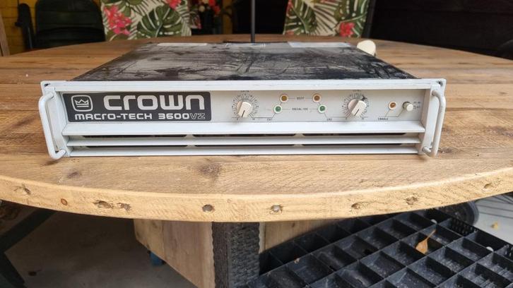 Crown MA 3600 VZ Macro-Tech Series Versterker 2 x 1565 watt, Audio, Tv en Foto, Luidsprekers, Gebruikt, Complete surroundset, 120 watt of meer